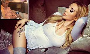 Nigel Farages mid-air encounter with a glamour model | Daily Mail Online