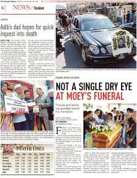 Never miss another show from moey yun peng. Not A Single Dry Eye At Moey S Funeral Klik
