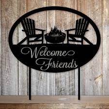Family Firepit Heirloom Metal Sign Personalized Metal Signs Metal Signs Decor Metal Signs