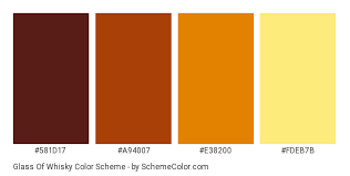 Glass Of Whisky Color Scheme Brown Schemecolor Com