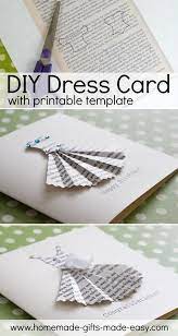 Let your loved ones know how much you appreciate them by making your own printable cards. Book Print Dress Card Template