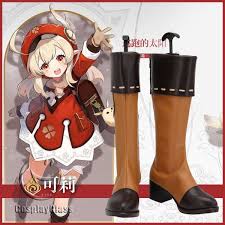 Genshin Impact Klee Cosplay Boots Cosplayclass In 2020 Cosplay Boots Cosplay Shoes Cosplay