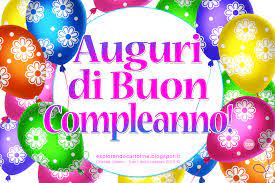Cdb Cartoline Compleanno Per Tutti I Gusti Cartolina Auguri Di Buon Compleanno Con Tanti Pal Auguri Di Buon Compleanno Buon Compleanno Auguri Di Compleanno