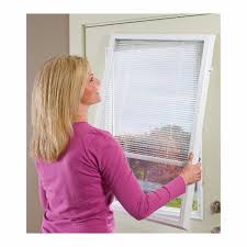 The danidesignsco sidelight window covering is perfect for those wanting privacy while maintaining a classy look. Add On Enclosed Blinds For Steel Door And Fiberglass Door Half View And Side View Windows