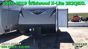 Forest river wildwood x lite 282qbxl. Zoomers Rv Used 2019 Forest River Rv Wildwood X Lite 282qbxl Zoomers Stock 2946 Youtube