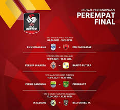 Setelah sempat terhenti akibat pandemi corona sejak maret lalu, kompetisi liga 1 2019/2020 resmi kembali bergulir mulai 1 oktober 2020. Jadwal Lengkap Perempat Final Piala Menpora 2021 Laga Klasik Persib Vs Persebaya