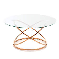 Other pyrite collection items are available and sold separately. Inmozata Coffee Table Tempered Glass Round Geometric Sofa Table Side Table End Table Rose Gold Base For Living Room Bedroom Buy Online In Botswana At Botswana Desertcart Com Productid 169429350