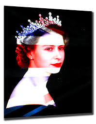 Queen elizabeth ii print