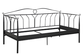 En casa metallbett 90×200 schwarz bettgestell bett jugendbett. Metall Bett Linax 90x200 Cm Schwarz Einzelbett Gastebett Bettgestell Metallbett Ebay