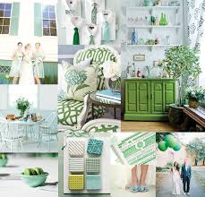 The page contains green and similar colors including their accompanying hex and rgb codes. Aqua Kelly Green Wedding Color Palette