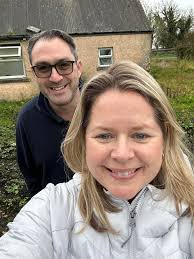 Spending a few days in Ireland visiting David's family. 🍀 Day one included  a trip to Castlerea to see the Galvin cottage my mom, aunt, and cousin are  rehabbing. It's going to