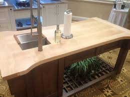Maple butcher block counter top. Maple Wood Counter With Undermount Sink In Indianapolis In