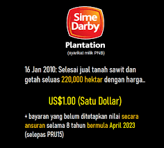 Penanaman / 0.5 relong = 0.3550 ekar = 0.1440 hektar. Najib Razak Muktamad Syarikat Milik Pnb Sime Darby Telah Selesai Menjual 100 Kepentingan Dalam Konsesi Sawit Getah Dan Pertanian Lain Seluas 220 000 Hektar Di Negara Tersebut Kepada Syarikat Milik Liberia Harga