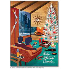 Maybe you would like to learn more about one of these? Amazon Com Mid Century Couple Christmas Cards Package Of 8 Office Products