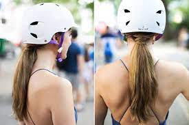 Hairstyles That Work With A Bike Helmet Helmet Hair Ski Hairstyles Helmet