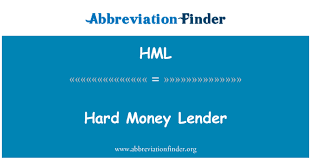 Oneindia hindi dictionary offers the meaning of moneylender in hindi with pronunciation, synonyms, antonyms, adjective and more related words in hindi. Hml Definition Hard Money Lender Abbreviation Finder