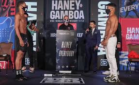 Devin haney confronts bernard hopkins backstage after ryan garcia win. Weighing Results Devin Haney Yuriorkis Gamboa Breaking News Headlines Today