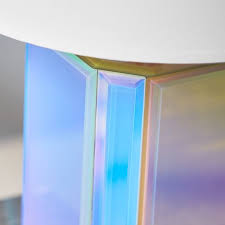 Iridescent Table Lamp In 2020 Table Lamp Monochromatic Color Scheme Iridescent