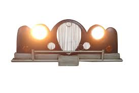 Safe, secure & free returns. Classic Car 3d Metal Wall Art Working Headlights Rr Retro 65 X 27 Rustic Deco Incorporated