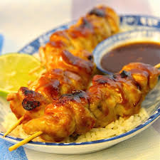 Indonesian Chicken Skewers With Peanut Sauce Satay Ayam Recipe In 2020 Peanut Sauce Recipes Satay