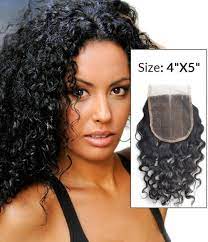 4 X5 Curly 8 20 Free Part Middle Part Three Part Remy Human Hair Top Closure Best Human Hair Extensions Human Hair Pieces Curly Hair Styles Naturally