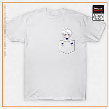 Nos tee shirts hunter x hunter en coton. Hunter X Hunter Shirt Pocket Killua Shirt Hunter X Hunter Merch