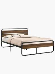 Characteristics of industrial style furniture. Buy Mosey Metal Bed Frame Online Australia