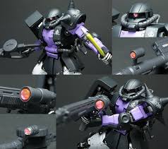 Gundam Guy Hg 1 144 Zaku Ii Black Tri Star High Mobility Type Gundam The Origin Painted Build In 2020 Tri Star Gundam Tri