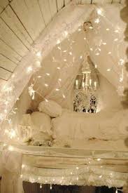 Unbelievable Girly But I Love It Tent Bedroom Decorating With Christmas Lights Hanging Christmas Lights