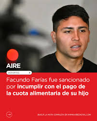 ⚽️ Facundo Farías vuelve a estar en el ojo de la tormenta meses después de  conocerse la confirmación de paternidad del hijo con su ex pareja. ✍️  @luchobarroso1 👉 Tal como lo