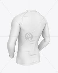 Download Long Sleeve Compression T Shirt Mockup In Apparel Mockups On Yellow Images Object Mockups