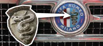 Is That Really A Snake Eating A Guy On The Alfa Logo Lovely Car Alfa Romeo Logo Car Badges