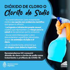 Para qué sirve el dióxido de cloro. Hospital Posadas Dioxido De Cloro O Clorito De Sodio Su Comercializacion Como Tratamiento Medico No Cuenta Con Evidencia Cientifica Que Apoye Su Eficacia La Ingesta O Inhalacion Puede
