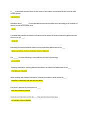 Psych Exam Docx A Assessment Measure Allows For The Scores Of One Child To Be Compared To The Scores Of Other Similar Children Standardized Questions Course Hero