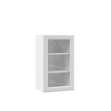 Hampton Bay Designer Series Elgin Assembled 18x30x12 In Wall Kitchen Cabinet With Gl In 2020 Glass Kitchen Cabinet Doors Glass Cabinet Doors Glass Shelves In Bathroom