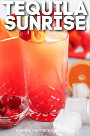 This freaking drink, you guys. Tequila Sunrise Spend With Pennies
