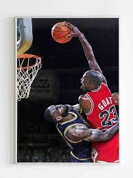 Share this article 200 shares share tweet text email link mike d. Michael Jordan Dunk On Lebron James Poster Lebron James Poster Lebron James Michael Jordan