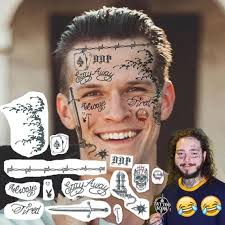 2025 UPDATE! Post M Temporary Tattoo Set