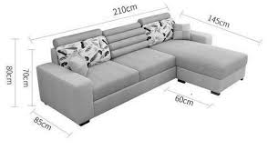 Decide upon an apartment size or regular size sofa to best fit your living space. Lillyput Interio Fabric Hardwood Modern L Shape Sofa Sky Blue Standard Size Amazon In Furniture