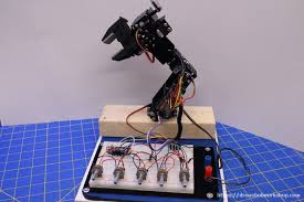 It can be used in industrial and defense applications. Build A Robot Arm And Controller Dronebot Workshop