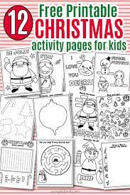 Your child can even work on handwriting by filling in each label. Free Printable Christmas Activity Pack For Kids Christmas Coloring Pages Christmas Christmas Kindergarten Christmas Printable Activities Christmas Worksheets