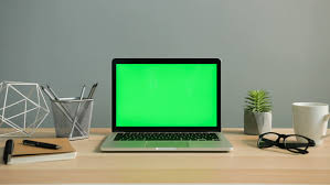 With workers spending more hours on their desk tied to their computers, toy manufacturers have really been creating some cool desk toys for the office to keep adults entertained. View Of Laptop With Green Stock Footage Video 100 Royalty Free 1028436806 Shutterstock