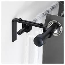 Betydlig Halter Fur Gardinenstange Schwarz Ikea Deutschland Curtain Rod Holders Double Rod Curtains Black Curtain Rods