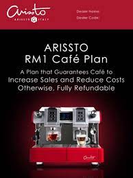 Contact usget quotefind tablemake appointmentplace orderview menu. Arissto Coffee Machine Pro Free Use For Cafe Restaurant To Boost Your Business Kitchen Appliances On Carousell