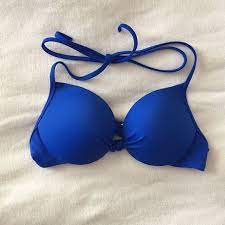 Royal Blue Push Up Bikini Top Push Up Bikini Tops Best Push Up Bikini Push Up Bikini
