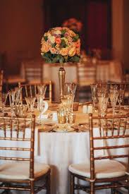 Nadine Wesley Natural Nostalgia Gold Candelabra Tiffany Chair Gold Votives