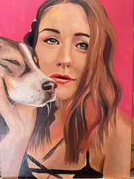 My paintings….my daughters loved these characters.