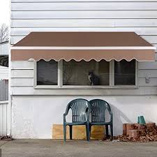 Stylish ways to decorate outdoor canopy for restaurant on this favorite site. Amazon Com Infasion 13 X 8 Ft Patio Awning Manual Retractable Sun Shade Awning Cover Uv Rain Protection Door Window Outdoor Patio Canopy Sunsetter Deck Awnings With Crank Handle 13 X 8