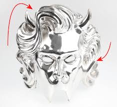 Mask Ghost Chrome Ghoulette Nameless Ghoul Jcgm102 Damaged Ma541 Metal Shop Eu