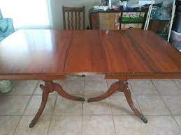 An original wooden table by duncan phyfe would be worth in the $50,000 to $150,000 range on the antiques market, today. Duncan Phyfe Dining Table Popup Butterfly Leaf Ebay
